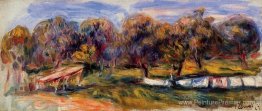 Paysage avec verger Paysage avec verger