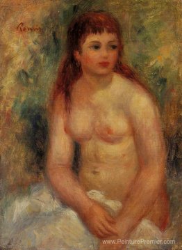 Jeune femme assise, nue Jeune femme assise, nue