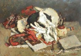 Nature morte avec des accessoires de voyage Nature morte avec des accessoires de voyage