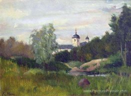 Paysage avec une église Paysage avec une église