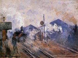 Station Saint-Lazare, piste sortant Station Saint-Lazare, piste sortant