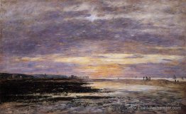 Deauville, coucher de soleil sur la plage Deauville, coucher de soleil sur la plage