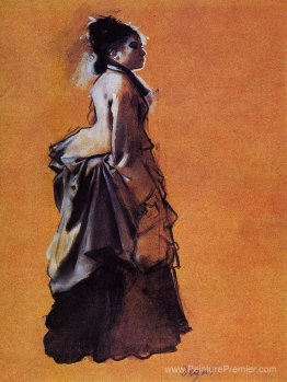 Jeune femme en robe de rue Jeune femme en robe de rue