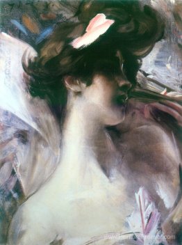 La tête de la jeune femme sur fond rose La tête de la jeune femme sur fond rose