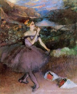 Danseuse avec bouquets Danseuse avec bouquets