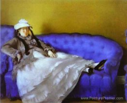Madame Manet sur un canapé bleu Madame Manet sur un canapé bleu
