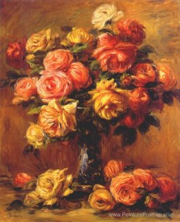 Roses dans un vase Roses dans un vase