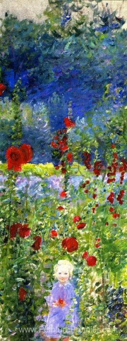 Enfant dans un Gerden, Giverny Enfant dans un Gerden, Giverny