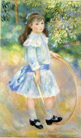 Fille avec un cerceau Fille avec un cerceau