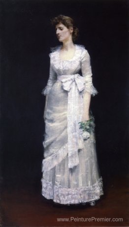 Dame en robe blanche Dame en robe blanche
