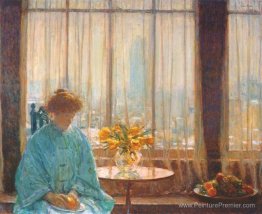 La salle du petit-déjeuner, matin d'hiver La salle du petit-déjeuner, matin d'hiver