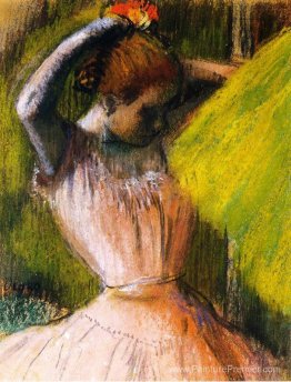 Danseuse arrangeant ses cheveux Danseuse arrangeant ses cheveux