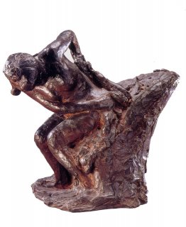 Femme assise se séchant Femme assise se séchant