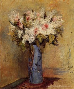 Vase de lilas et de roses Vase de lilas et de roses
