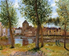 Poplars A Moret Sur Loing, un après-midi d'août Poplars A Moret Sur Loing, un après-midi d'août