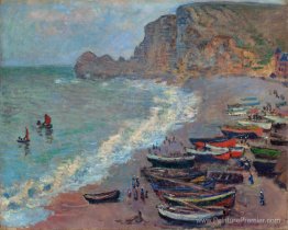 La plage d'Etretat La plage d'Etretat