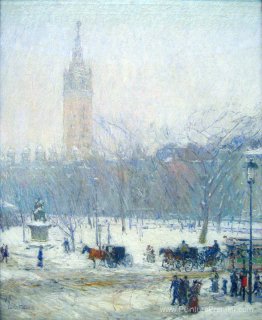Madison Square - tempête de neige Madison Square - tempête de neige
