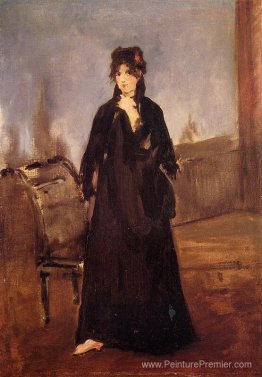 Jeune femme avec une chaussure rose (portrait de Berthe Morisot) Jeune femme avec une chaussure rose (portrait de Berthe Morisot)