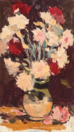 Vase avec des œillets Vase avec des œillets