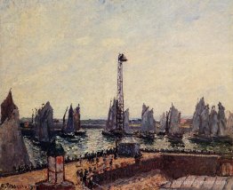 Le port intérieur et la jetée pilotes, havre Le port intérieur et la jetée pilotes, havre