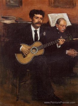 Portrait de Lorenzo Pagans, Tenor espagnol et Auguste Degas, le Portrait de Lorenzo Pagans, Tenor espagnol et Auguste Degas, le