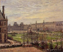 Le carrousel, temps gris Le carrousel, temps gris