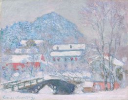 Norvège, village de Sandviken dans la neige Norvège, village de Sandviken dans la neige