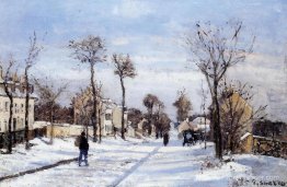 Rue dans la neige, Louvciennes Rue dans la neige, Louvciennes