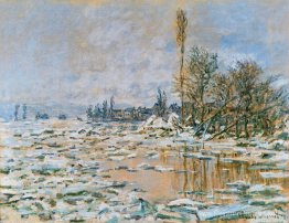 Rupture de glace, lavacour, temps gris Rupture de glace, lavacour, temps gris