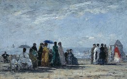 La plage de Trouville La plage de Trouville