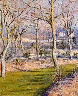 Le jardin de Petit Gennevilliers en hiver Le jardin de Petit Gennevilliers en hiver