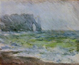 Le manneport, Etreat sous la pluie Le manneport, Etreat sous la pluie