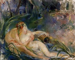 Deux nymphes embrassant Deux nymphes embrassant