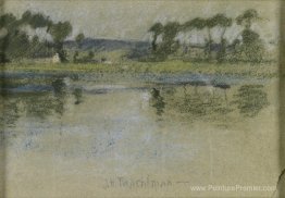 Arbres de l'autre côté de la rivière Arbres de l'autre côté de la rivière