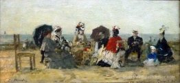Des chiffres sur la plage de Trouville Des chiffres sur la plage de Trouville