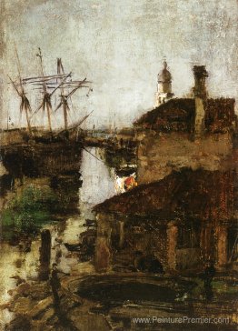 Navire et quai, Venise Navire et quai, Venise