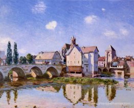 Le pont Moret au soleil Le pont Moret au soleil