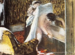 Femme quittant son bain Femme quittant son bain