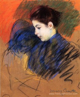 Jeune femme reflétant Jeune femme reflétant