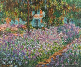 Iris dans le jardin de Monet Iris dans le jardin de Monet