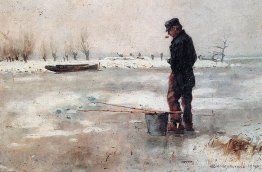 Fisher sur la glace Fisher sur la glace