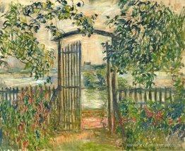 La porte du jardin à Vetheuil La porte du jardin à Vetheuil