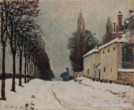 Neve sulla strada, Louveciennes (Chemin de la Machine) Neve sulla strada, Louveciennes (Chemin de la Machine)