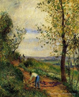 Paysage avec un homme creusant Paysage avec un homme creusant
