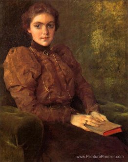 Une dame en brun Une dame en brun