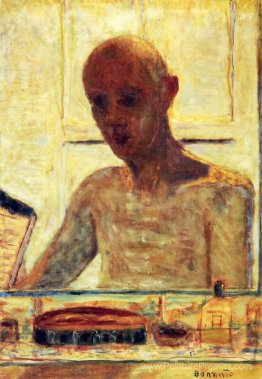 Autoportrait dans un miroir à raser Autoportrait dans un miroir à raser