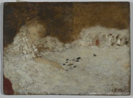 Jeune femme au lit Jeune femme au lit
