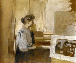 Femme dans le studio Femme dans le studio