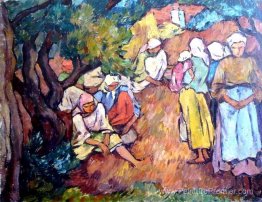 Composition avec des femmes paysannes Composition avec des femmes paysannes