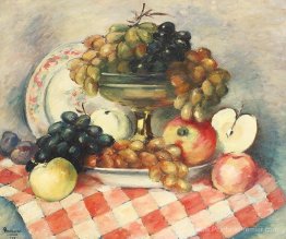 Nature morte avec raisins et pommes Nature morte avec raisins et pommes